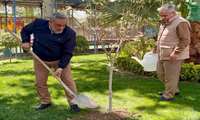 مشارکت حمید بورد در پویش کاشت درختان مثمر