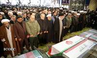 ملت ایران اسلامی به احترام سید مقاومت قیام کرد