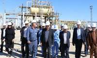 بازدید مدیر عامل شرکت نفت مناطق مرکزی ایران از منطقه عملیاتی پارسیان