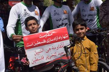 حضور پرشور کارکنان نفت و گاز شرق در راهپیمایی روز قدس