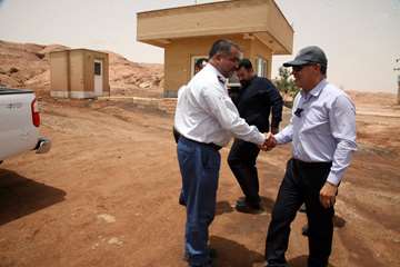 بازدید مدیرعامل شرکت نفت مناطق مرکزی ایران از منطقه عملیاتی سراجه قم