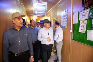 بازدید مدیرعامل شرکت نفت مناطق مرکزی ایران از منطقه عملیاتی سراجه قم